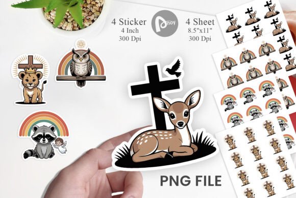 Christian Vintage Sticker — Labels Amp