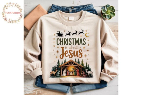 Christmas is About Jesus PNG Clipart: Illustrations for Local Branding
