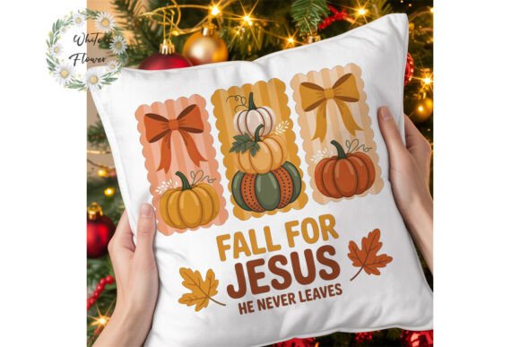 Fall for Jesus Pumpkin PNG Clipart — Illustrations
