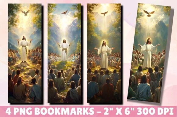 Jesus Christ Bookmark Bundle Set for Crafts
