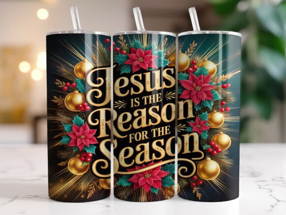 Jesus is the Reason Tumbler Wraps