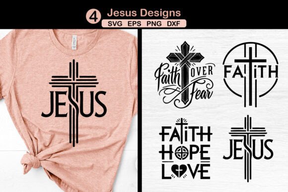 Jesus SVGs for Crafts & Creative Design