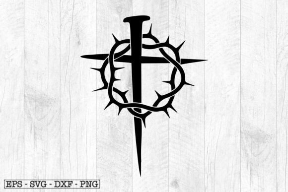 Nail Cross SVG for Crafts & Faith-Based Digital Products