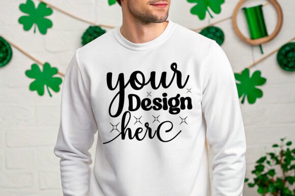 St. Patrick’s Day Men T-Shirt Mockup: Product Mockups for Real Publishing