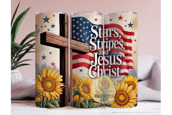 Stars, Stripes and Jesus Christ Patriotic