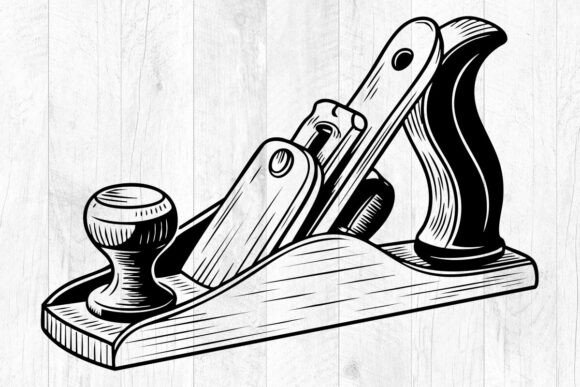 Wood Plane SVG for Crafts & Creative Business